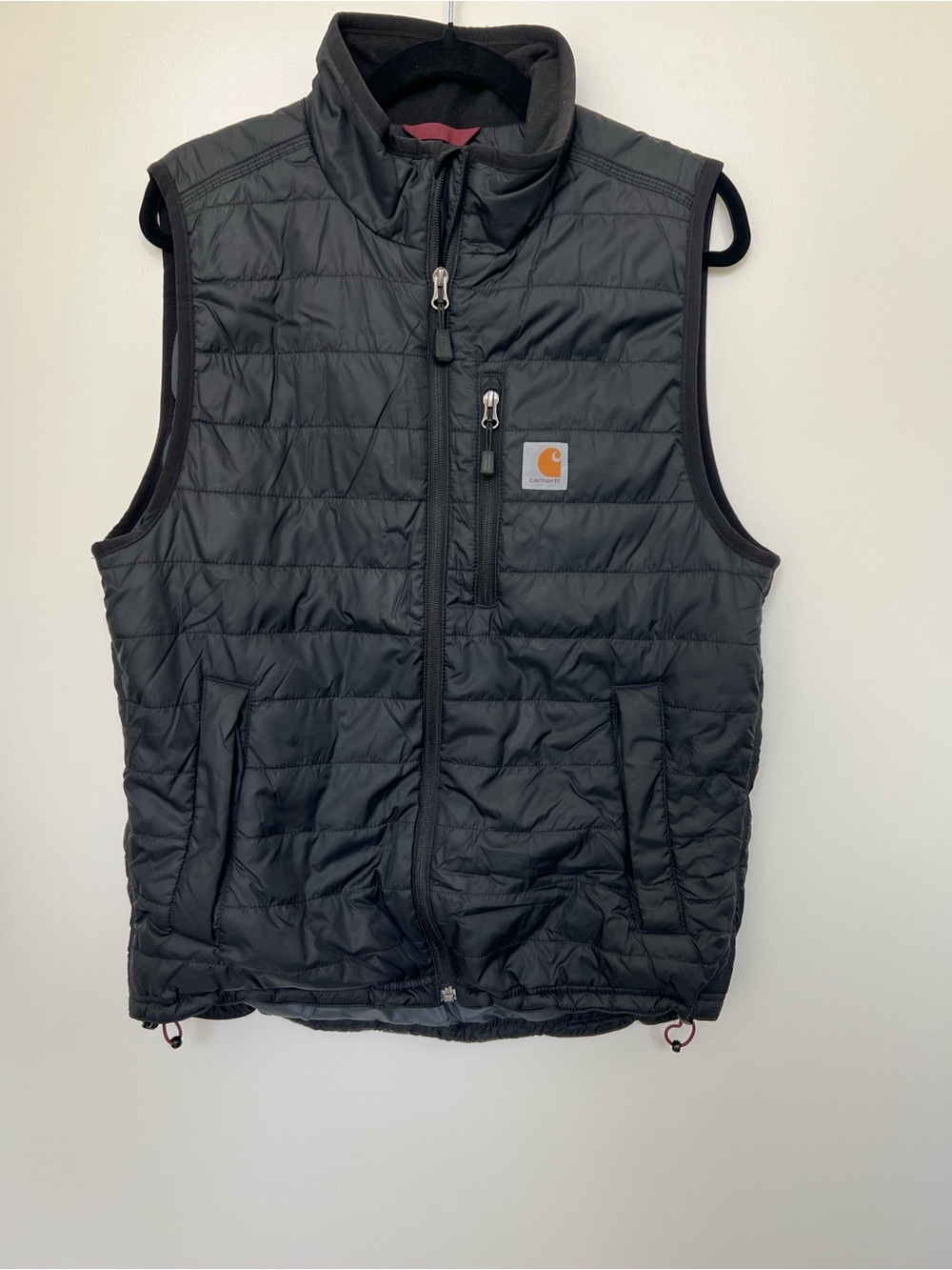 Carhartt men’s Black Quilted Vest